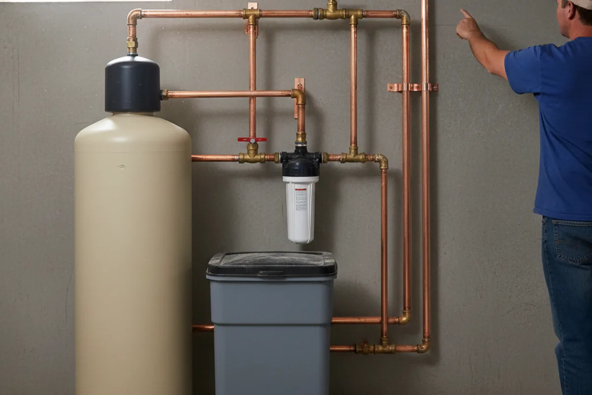 Whole-house water treatment system installed in Petrolia